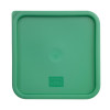 Hygiplas Green Square Food Storage Container Lid Large Hygiplas Green Square Food Storage Container Lid Large