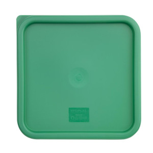 Hygiplas Green Square Food Storage Container Lid Large