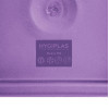 Hygiplas Square Food Storage Container Lid Purple Medium