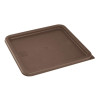Hygiplas Square Brown Lid to Fit 10/15/20Ltr Containers