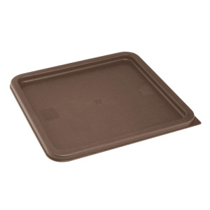 Hygiplas Square Brown Lid to Fit 10/15/20Ltr Containers