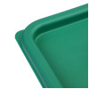 Hygiplas Green Square Food Storage Container Lid Large Hygiplas Green Square Food Storage Container Lid Large