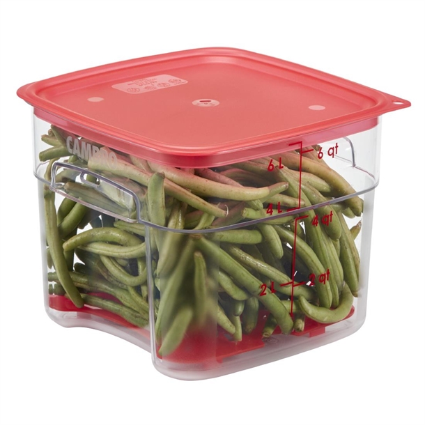 Cambro Drain Shelf for Fresh Pro Square Containers - Red - 5.7 &7.6Ltr Cambro Drain Shelf for Fresh Pro Square Containers - Red - 5.7 &7.6Ltr