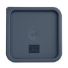 Hygiplas Blue Square Food Storage Container Lid Medium Hygiplas Blue Square Food Storage Container Lid Medium