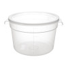 Vogue Polypropylene Round Food Storage Container 10Ltr Vogue Polypropylene Round Food Storage Container 10Ltr