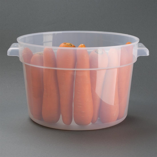 Vogue Polypropylene Round Food Storage Container 10Ltr Vogue Polypropylene Round Food Storage Container 10Ltr