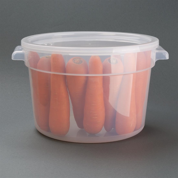 Vogue Polypropylene Round Food Storage Container 10Ltr Vogue Polypropylene Round Food Storage Container 10Ltr