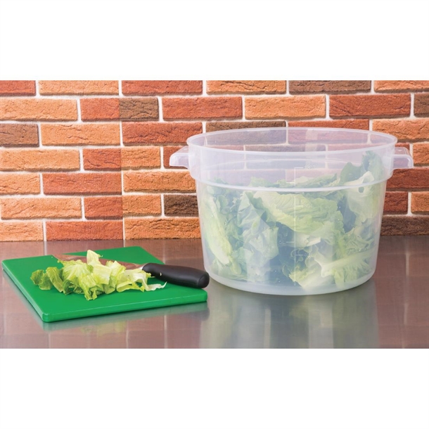 Vogue Polypropylene Round Food Storage Container 10Ltr Vogue Polypropylene Round Food Storage Container 10Ltr