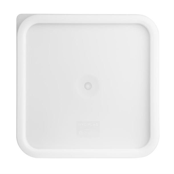 Hygiplas White Square Food Storage Container Lid Large Hygiplas White Square Food Storage Container Lid Large