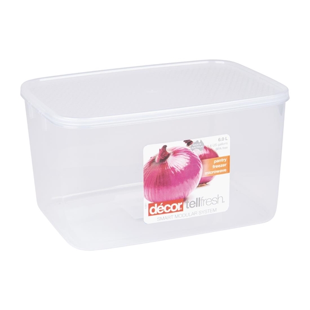 Decor TellFresh Food Storage Container 6Ltr Decor TellFresh Food Storage Container 6Ltr