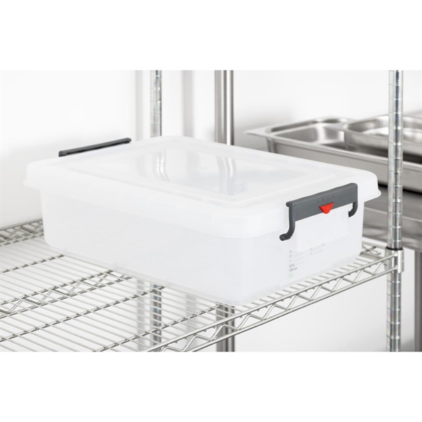 Araven Food Storage Box with Lids & Colour Coded Clips