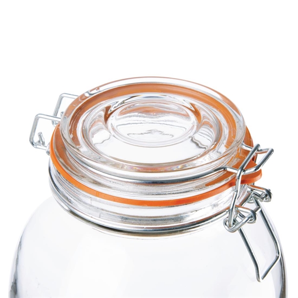 Vogue Clip Top Preserve Jars 3Ltr
