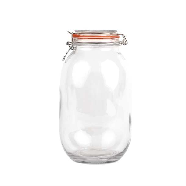 Vogue Clip Top Preserve Jars 3Ltr