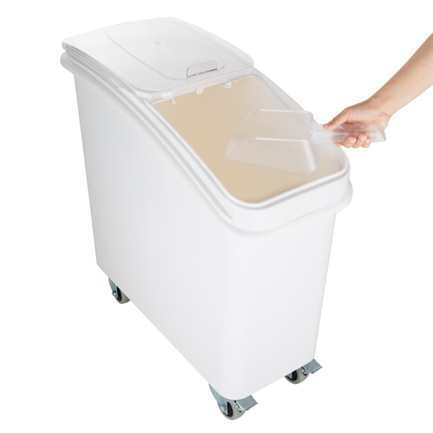 Vogue Ingredient Bin with Scoop 81Ltr Vogue Ingredient Bin with Scoop 81Ltr