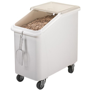 Cambro Mobile Ingredient Bin White 102Ltr