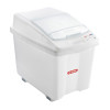 Araven Transparent Mobile Ingredient Bin 100Ltr