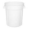 Vogue Polypropylene Round Container Bin White 76Ltr