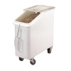 Cambro Mobile Ingredient Bin White 81Ltr