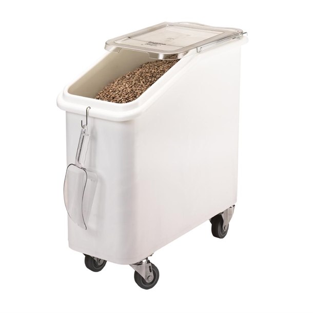 Cambro Mobile Ingredient Bin White 81Ltr