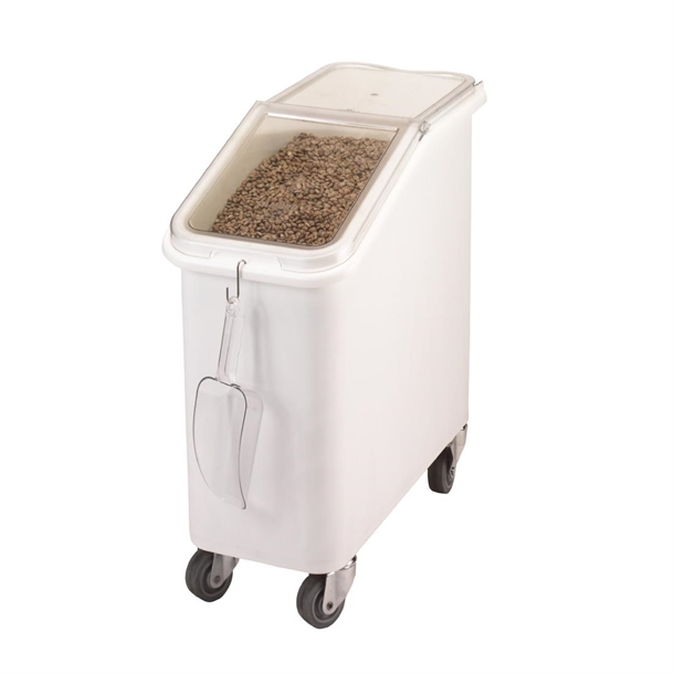 Cambro Mobile Ingredient Bin White 81Ltr