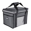 Vogue Insulated Folding Delivery Bag Grey
