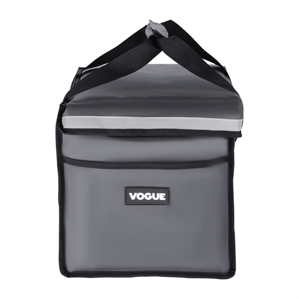 Vogue Insulated Folding Delivery Bag Grey