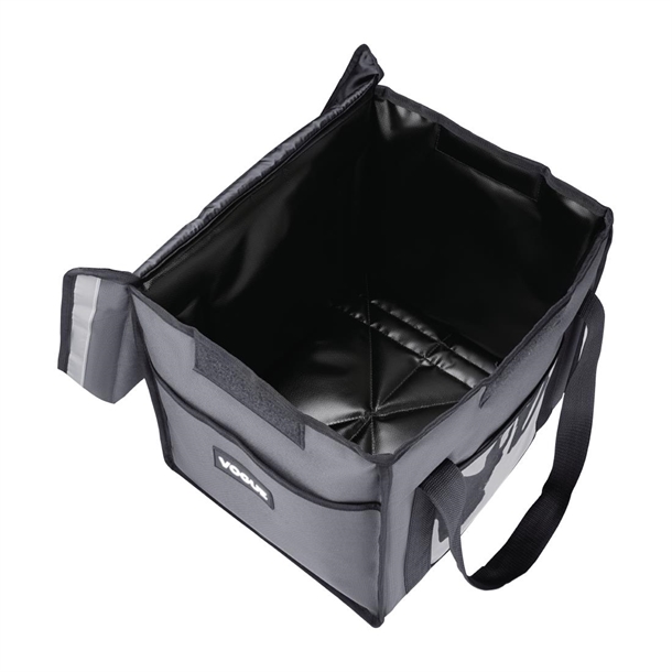 Vogue Insulated Folding Delivery Bag Grey