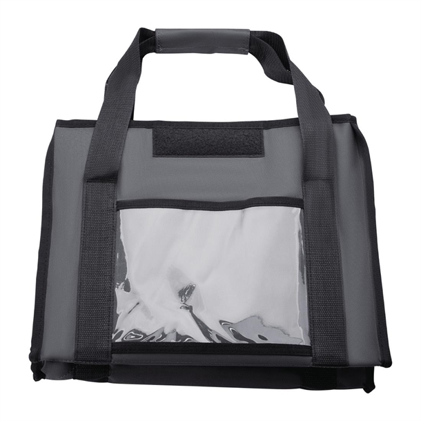 Vogue Insulated Folding Delivery Bag Grey