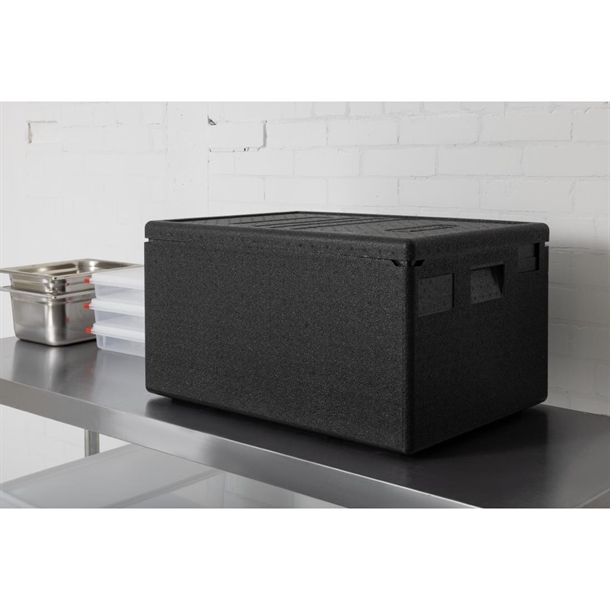 Cambro GOBOX EPP4060 Top Loading Sheet Pan Carrier - Black - 400x600mm - 80Ltr Cambro GOBOX EPP4060 Top Loading Sheet Pan Carrier - Black - 400x600mm - 80Ltr