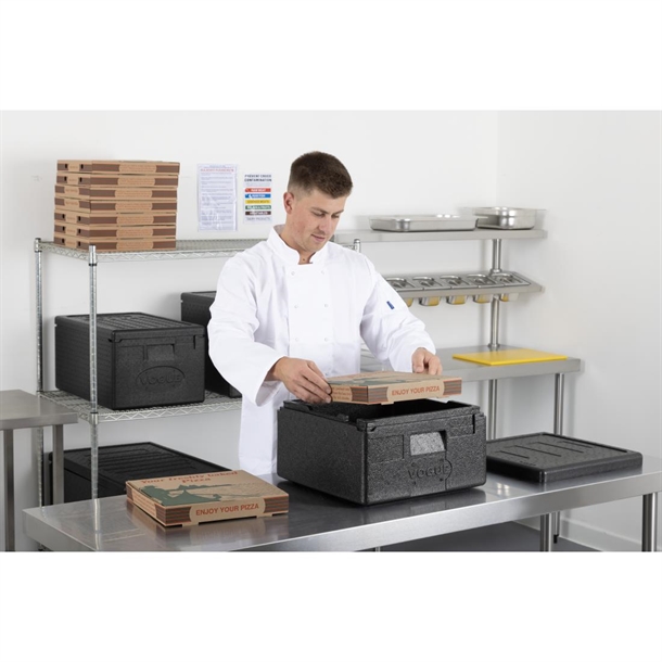 Vogue Insulated EPP Pizza Storage & Food Transport Box 22Ltr 4 Pizza Capacity Vogue Insulated EPP Pizza Storage & Food Transport Box 22Ltr 4 Pizza Capacity