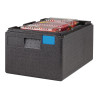 Cambro GOBOX EPP180 Top Loading GN Pan Carrier for 1/1 x 200mm Pans - Black