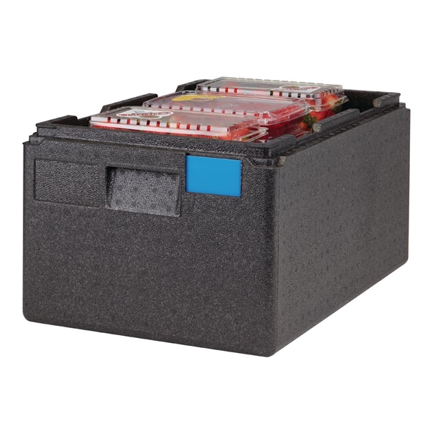 Cambro GOBOX EPP180 Top Loading GN Pan Carrier for 1/1 x 200mm Pans - Black