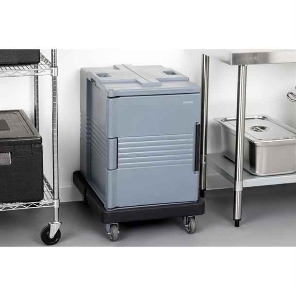 Vogue Thermal Box Carrying Trolley Black