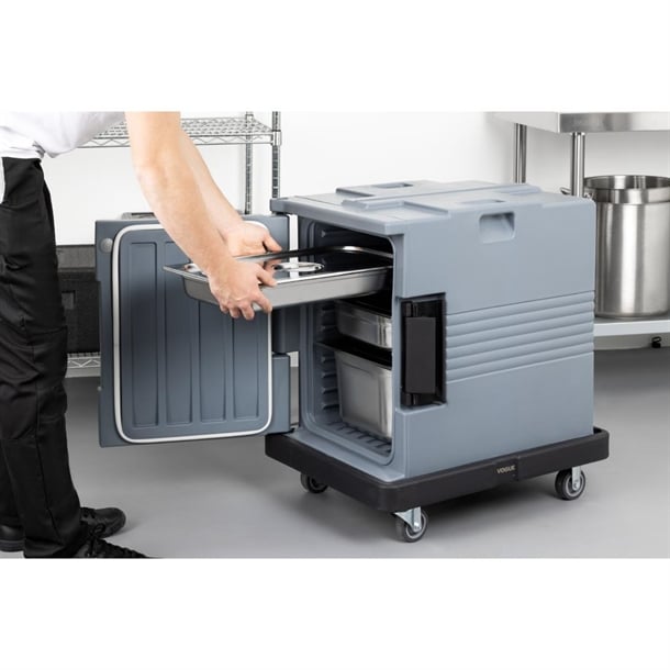 Vogue Thermal Box Carrying Trolley Black