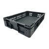 Vogue Perforated Plastic Storage Crate 600x400x120mm