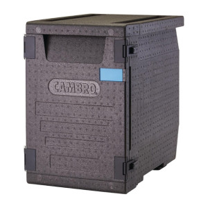 Cambro GOBOX EPP400 Front Loading GN Pan Carrier - Black - 86Ltr - 640x440x625mm
