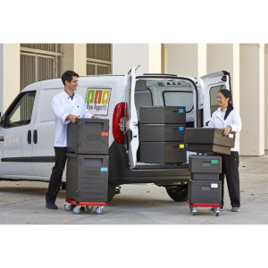 Cambro GOBOX EPP400 Front Loading GN Pan Carrier - Black - 86Ltr - 640x440x625mm