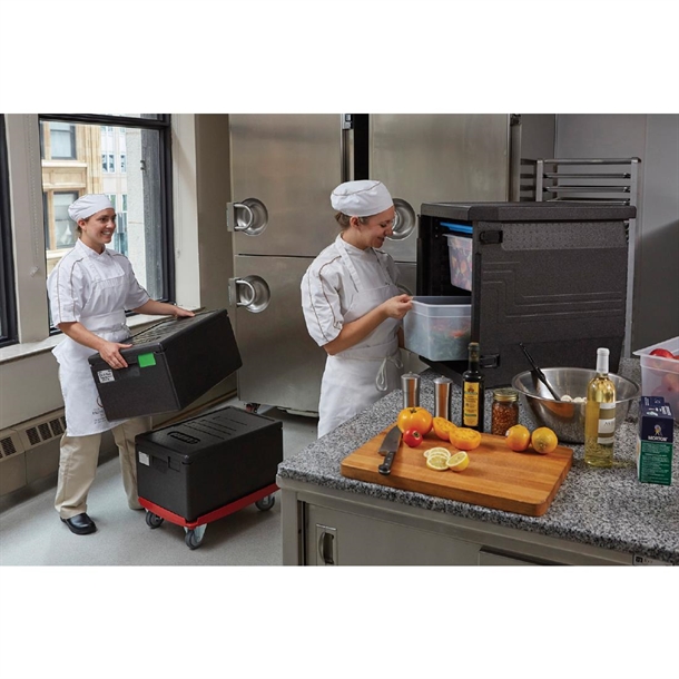 Cambro GOBOX EPP400 Front Loading GN Pan Carrier - Black - 86Ltr - 640x440x625mm Cambro GOBOX EPP400 Front Loading GN Pan Carrier - Black - 86Ltr - 640x440x625mm