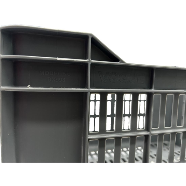 Vogue Perforated Plastic Storage Crate 542x360x290mm Vogue Perforated Plastic Storage Crate 542x360x290mm