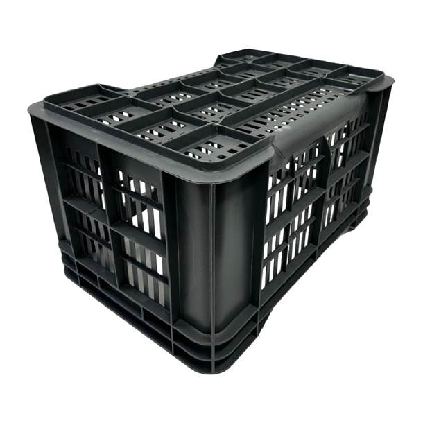 Vogue Perforated Plastic Storage Crate 542x360x290mm Vogue Perforated Plastic Storage Crate 542x360x290mm