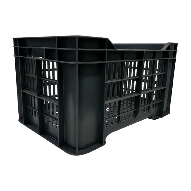 Vogue Perforated Plastic Storage Crate 542x360x290mm Vogue Perforated Plastic Storage Crate 542x360x290mm