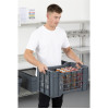 Vogue Perforated Plastic Storage Crate 542x360x290mm Vogue Perforated Plastic Storage Crate 542x360x290mm