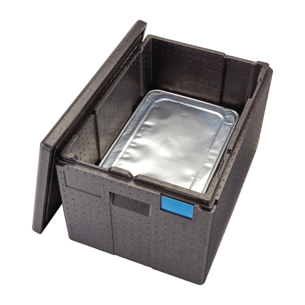 Cambro GOBOX EPP180XLT Top Loading Carrier for disposable dishes and Gelato Pans Black - 64.5Ltr Cambro GOBOX EPP180XLT Top Loading Carrier for disposable dishes and Gelato Pans Black - 64.5Ltr