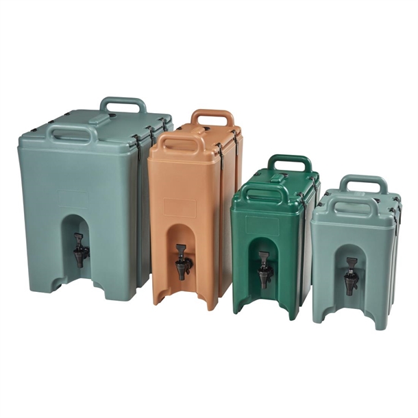 Cambro 500LCD Camtainer Insulated Beverage Dispenser Slate Blue 17.9Ltr