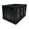 Vogue Plastic Folding Transport Storage Crate 594x396x353mm Vogue Plastic Folding Transport Storage Crate 594x396x353mm