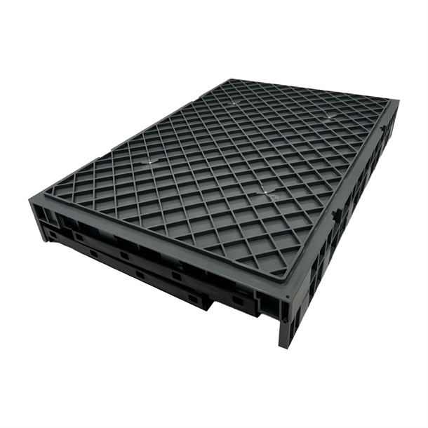Vogue Plastic Folding Transport Storage Crate 594x396x353mm Vogue Plastic Folding Transport Storage Crate 594x396x353mm