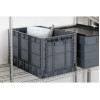 Vogue Plastic Folding Transport Storage Crate 594x396x353mm Vogue Plastic Folding Transport Storage Crate 594x396x353mm