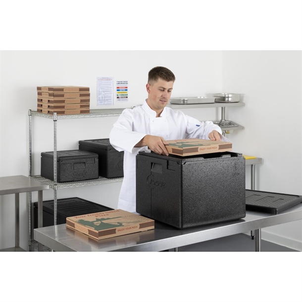 Vogue Insulated EPP Pizza Transport Box 59Ltr 8 Pizza Capacity Vogue Insulated EPP Pizza Transport Box 59Ltr 8 Pizza Capacity