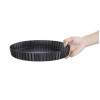 Vogue Non-Stick Quiche Tin With Removable Base 250mm Vogue Non-Stick Quiche Tin With Removable Base 250mm