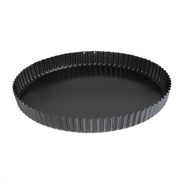 Vogue Non-Stick Quiche Tin With Removable Base 300mm Vogue Non-Stick Quiche Tin With Removable Base 300mm
